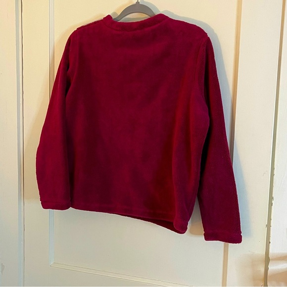 Pine Cone Hill Deep Pink Cozy Lounge Fleece - EUC Size Small - Picture 3 of 5
